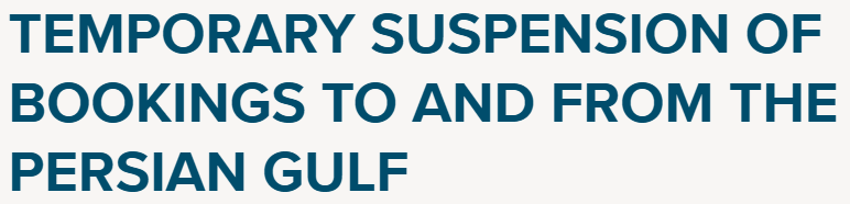 ONE船司宣布暂停订舱