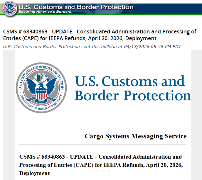 美線重磅！1700億美元關(guān)稅退款4月20日正式啟動