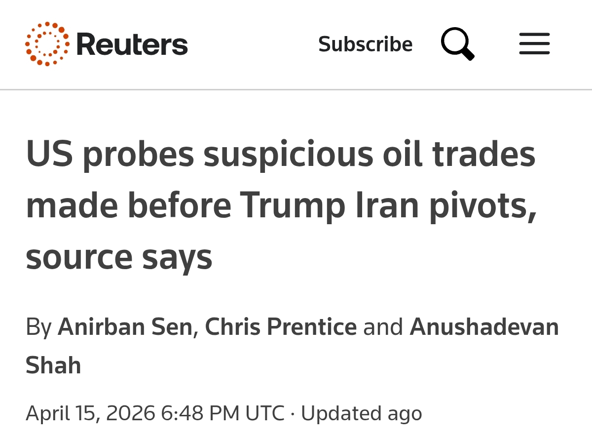 關(guān)注！美國(guó)調(diào)查特朗普，存在內(nèi)幕交易或操縱行為，精準(zhǔn)押注期貨市場(chǎng)