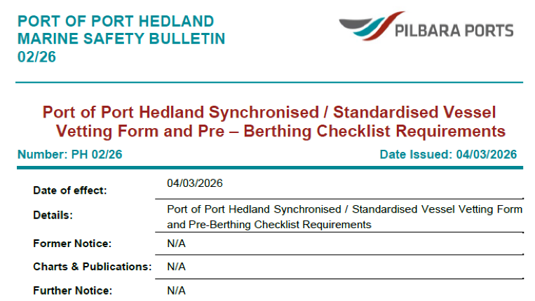 澳洲黑德兰港又出新要求！