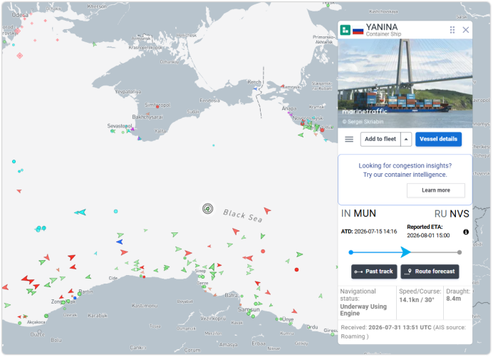 突发!乌克兰无人机在黑海击沉俄罗斯籍集装箱船