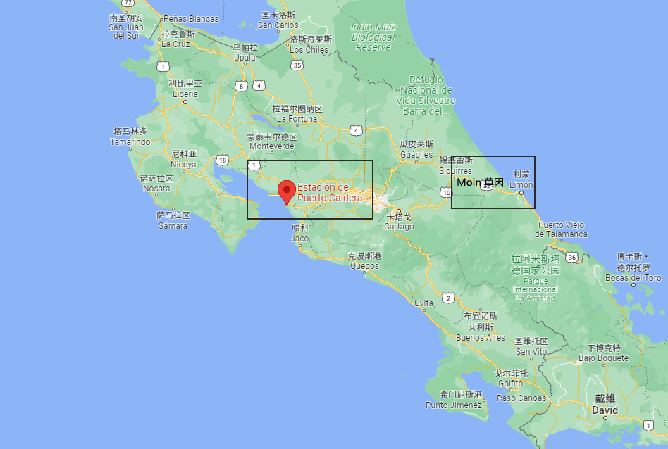 哥斯达黎加港口介绍