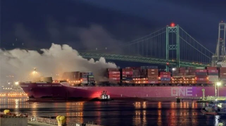 最新！ONE失火貨輪已前往亞洲維修，貨物卸載作業(yè)完畢