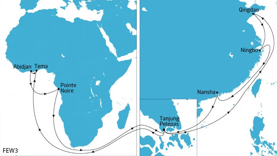 重磅！馬士基、達(dá)飛兩大巨頭升級(jí)亞洲-西非航線